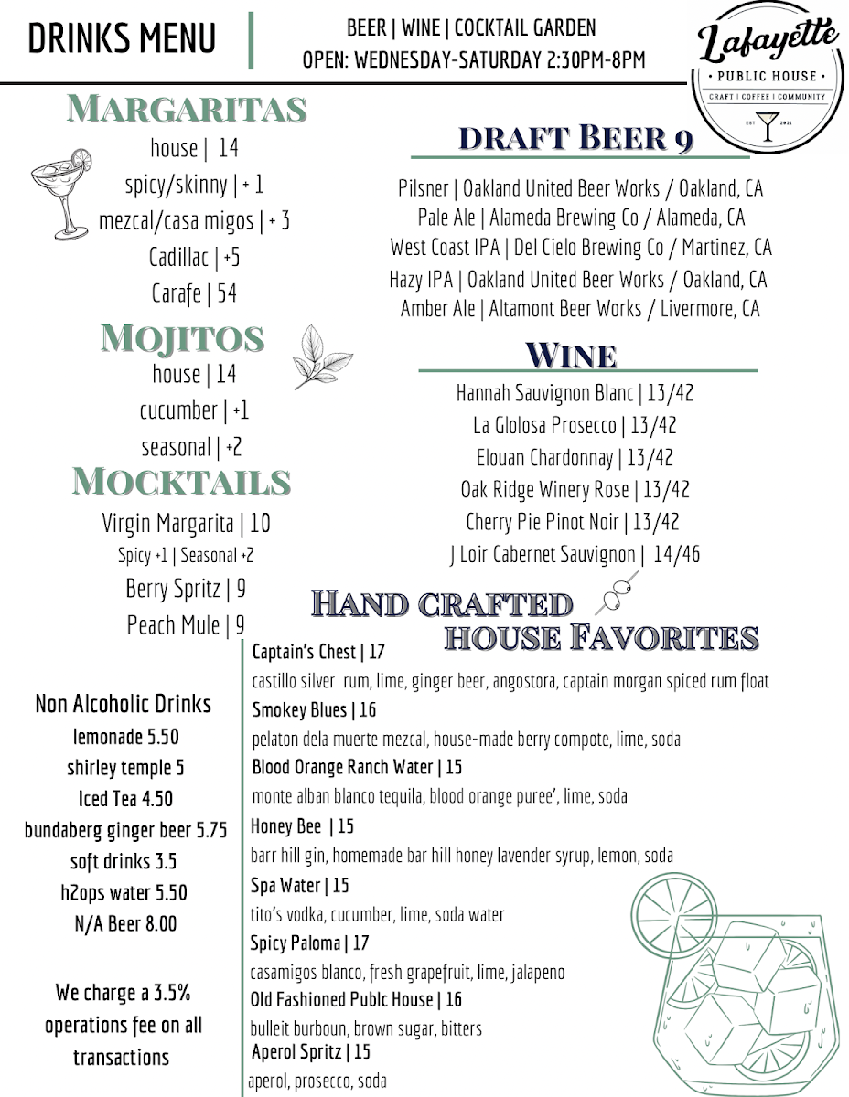 Menu Lafayette Public House-4