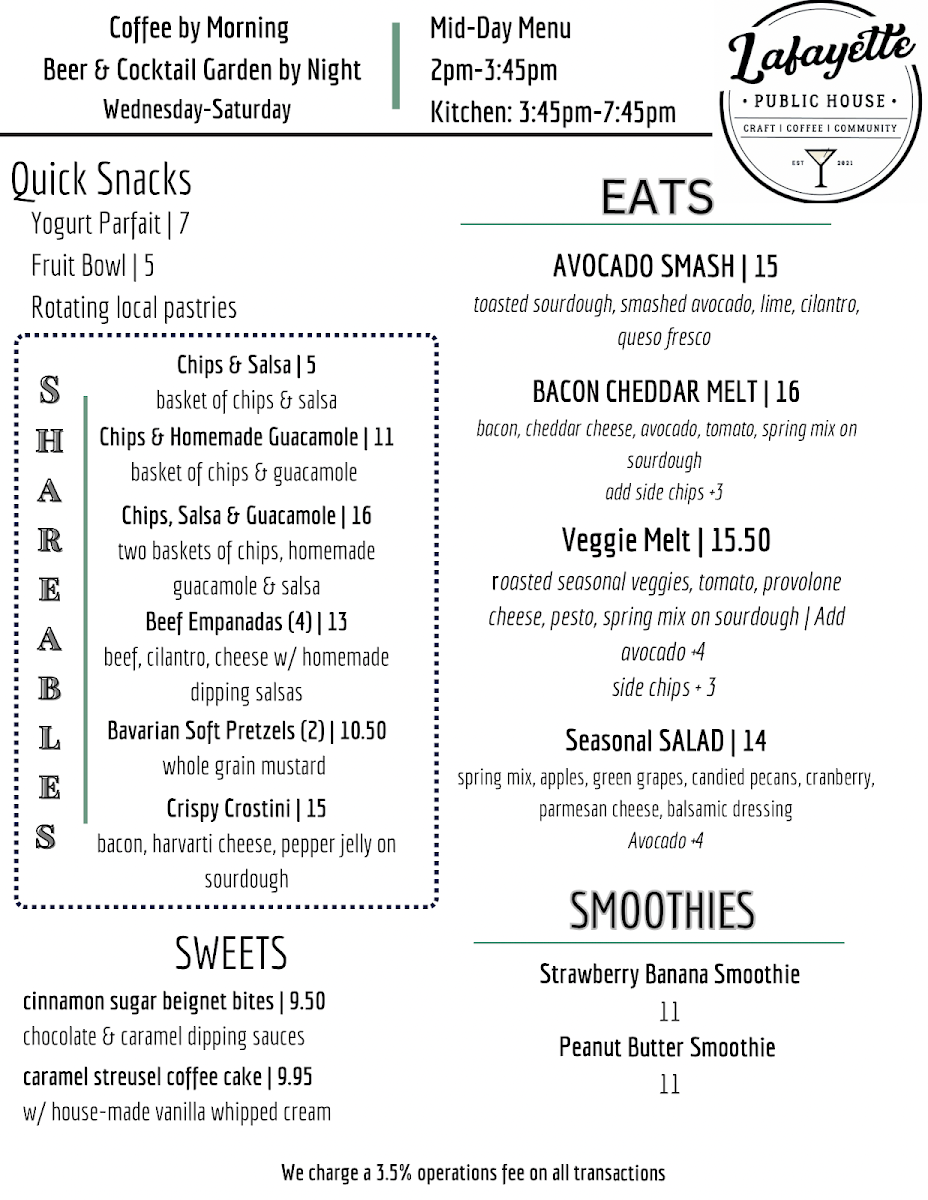Menu Lafayette Public House-6