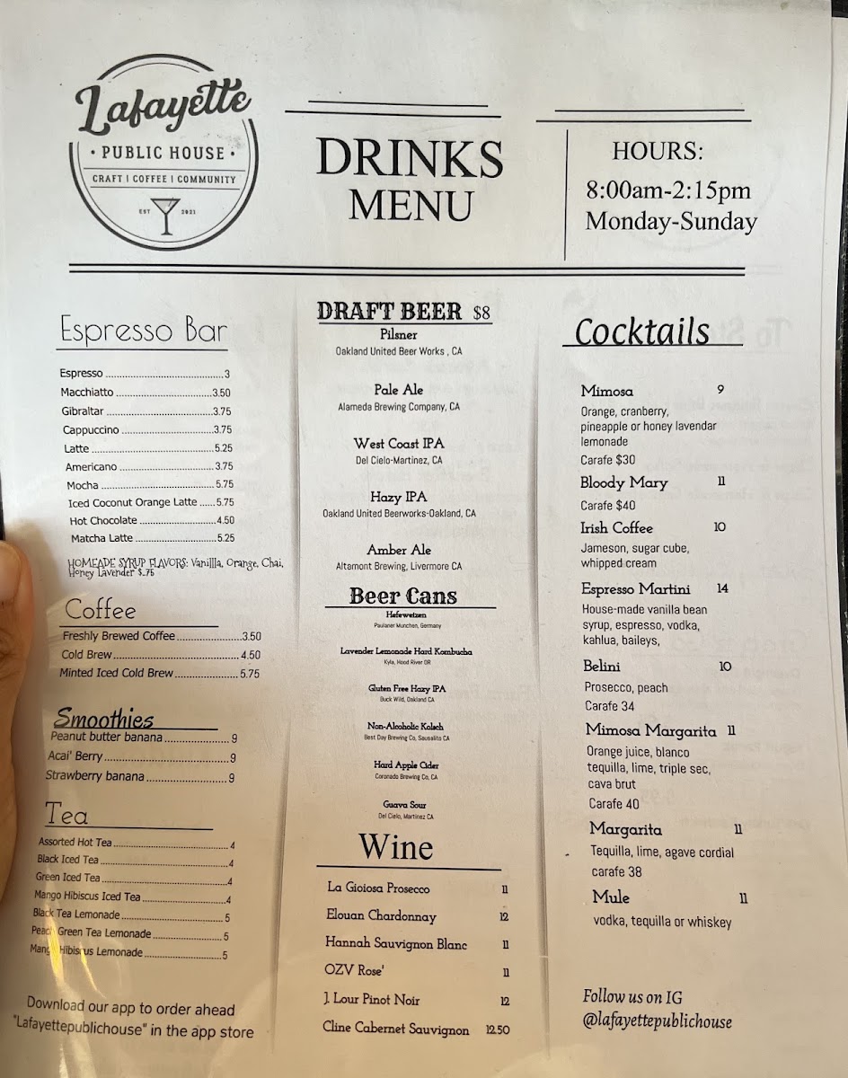 Menu Lafayette Public House-7